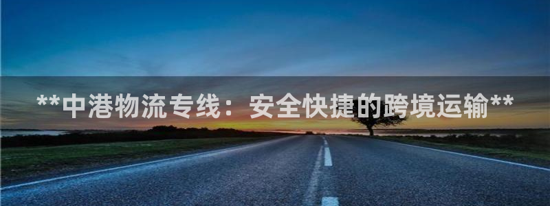 28圈黑钱：**中港物流专线：安全快