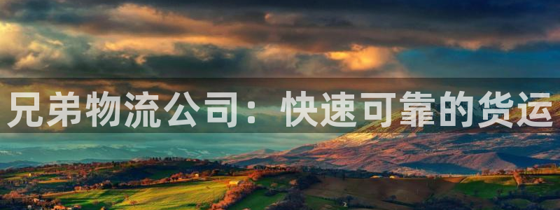 28圈麻将胡了在线试玩：兄弟物流公司
