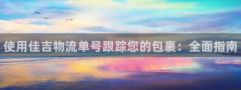 28圈注册流程：使用佳吉物流单号跟踪